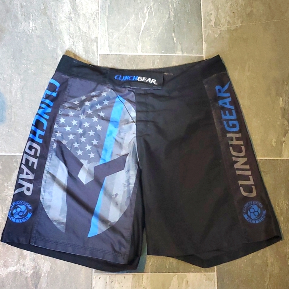 Clinch Gear, Size 36, Black and Blue, jiu-jitsu